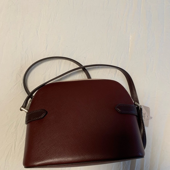 New with tags Kate Spade cross body bag maroon and light pink - Picture 5 of 5